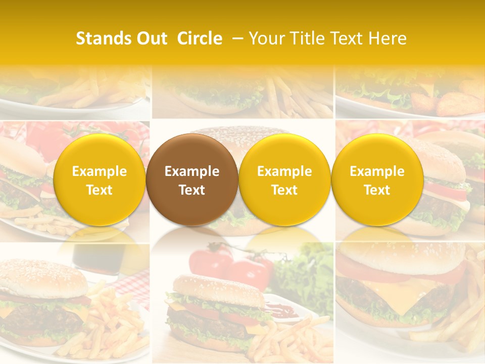Food Sandwich Meat PowerPoint Template