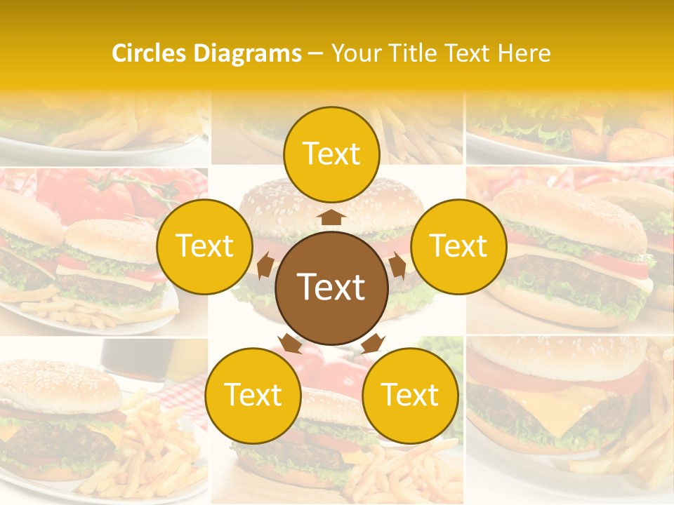 Food Sandwich Meat PowerPoint Template