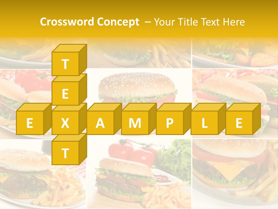 Food Sandwich Meat PowerPoint Template