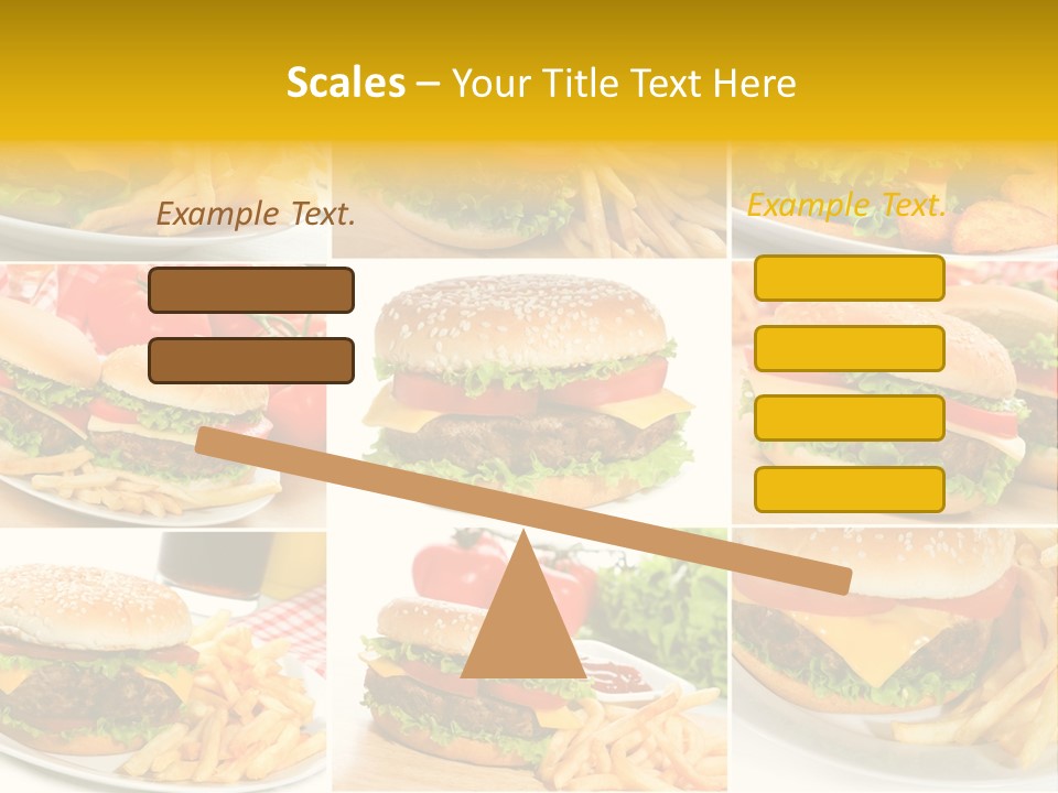 Food Sandwich Meat PowerPoint Template