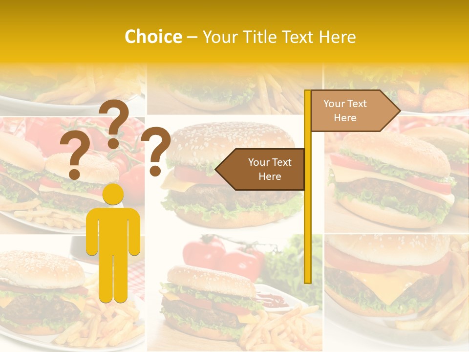 Food Sandwich Meat PowerPoint Template