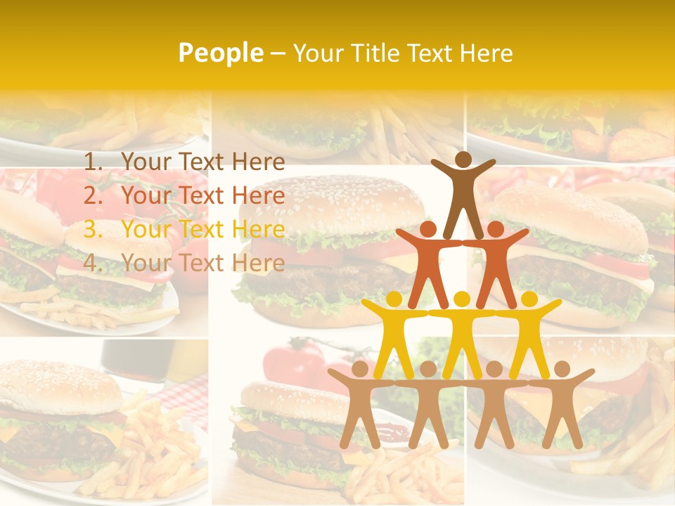 Food Sandwich Meat PowerPoint Template