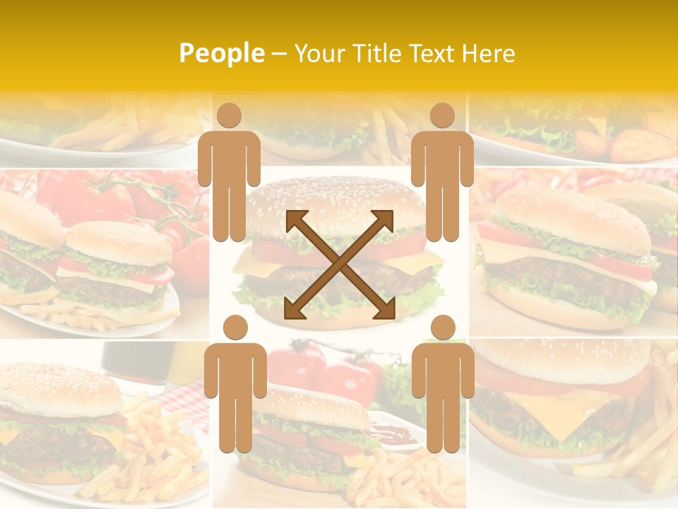 Food Sandwich Meat PowerPoint Template