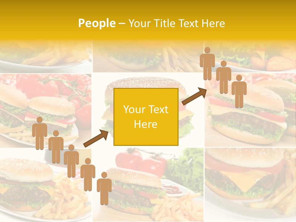 Food Sandwich Meat PowerPoint Template