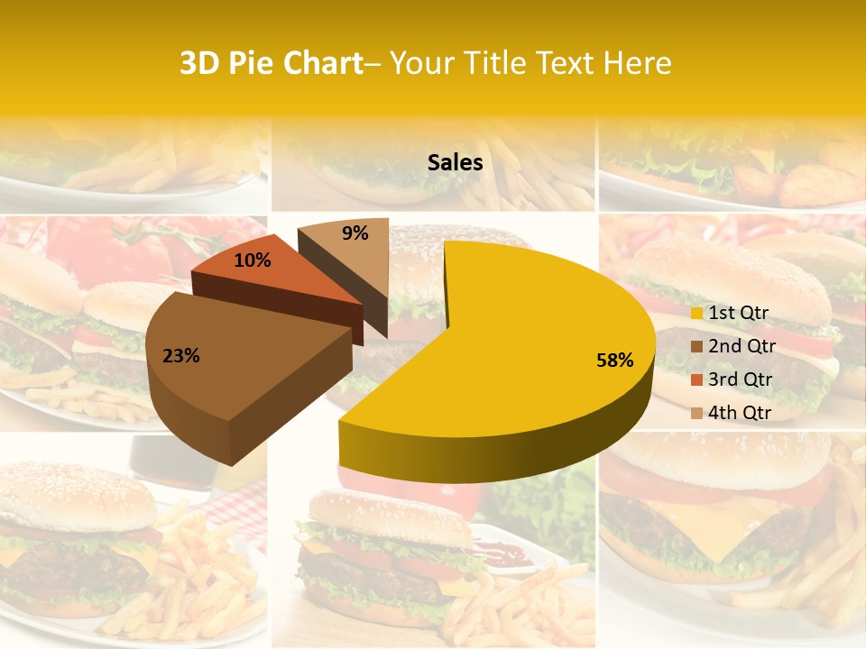 Food Sandwich Meat PowerPoint Template