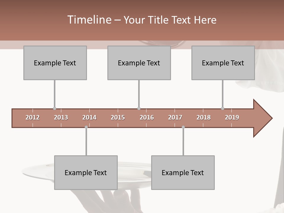 Handsome Serving Tray Cooking PowerPoint Template