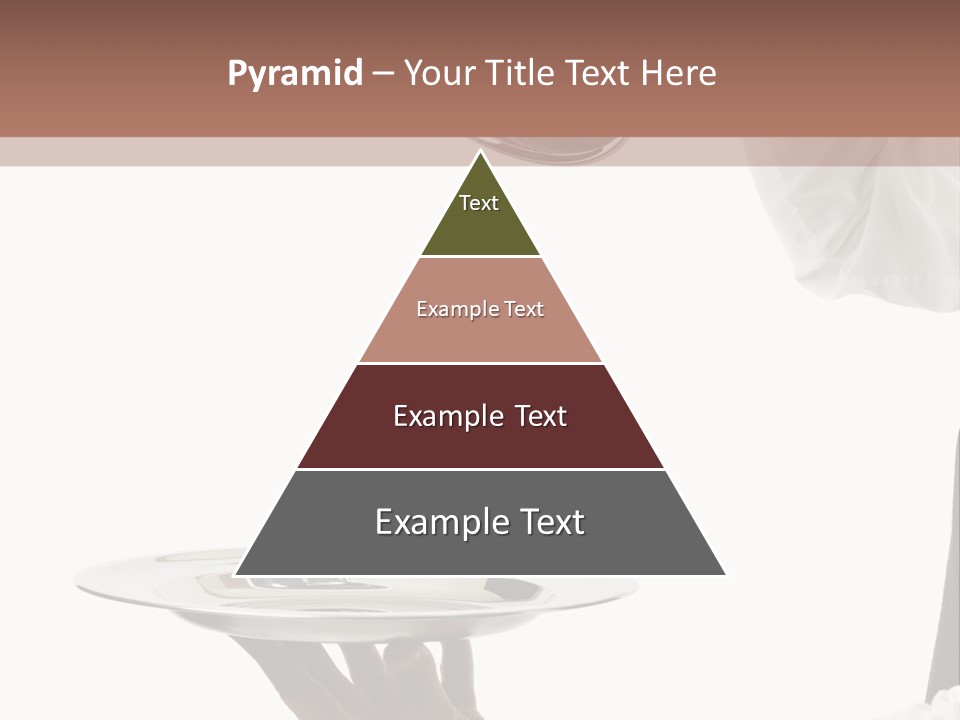 Handsome Serving Tray Cooking PowerPoint Template