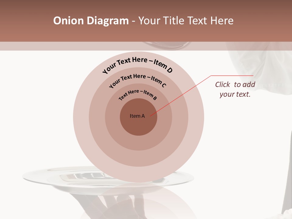 Handsome Serving Tray Cooking PowerPoint Template