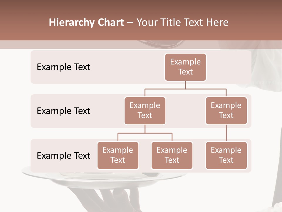 Handsome Serving Tray Cooking PowerPoint Template