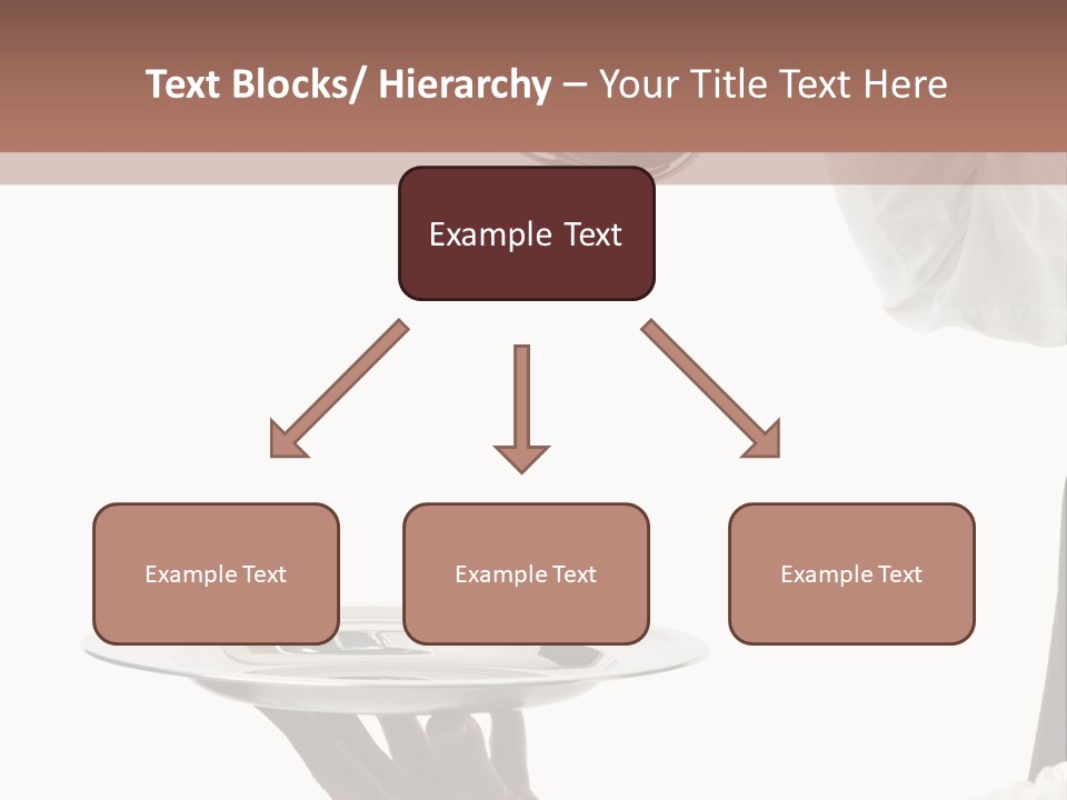 Handsome Serving Tray Cooking PowerPoint Template
