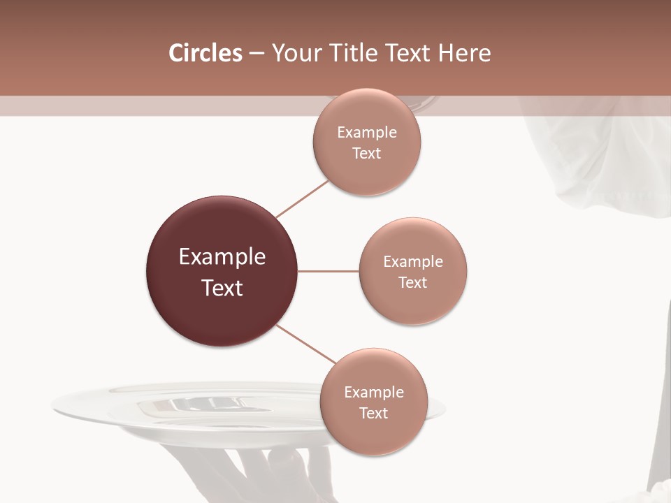 Handsome Serving Tray Cooking PowerPoint Template