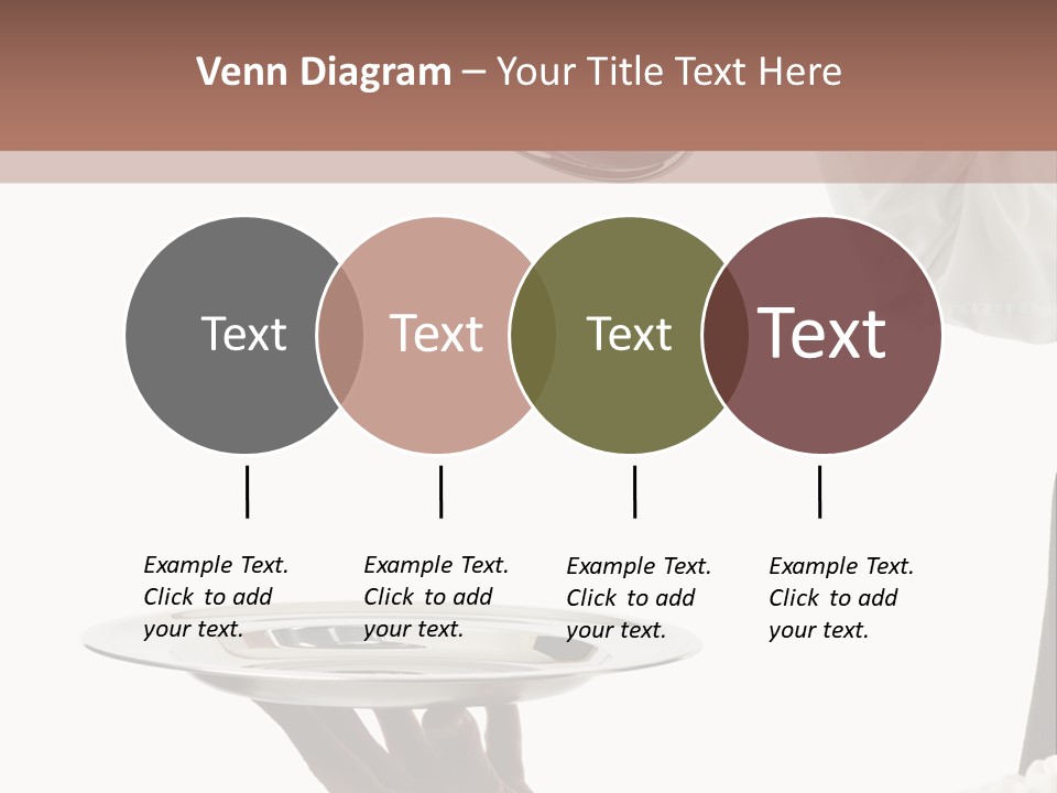 Handsome Serving Tray Cooking PowerPoint Template