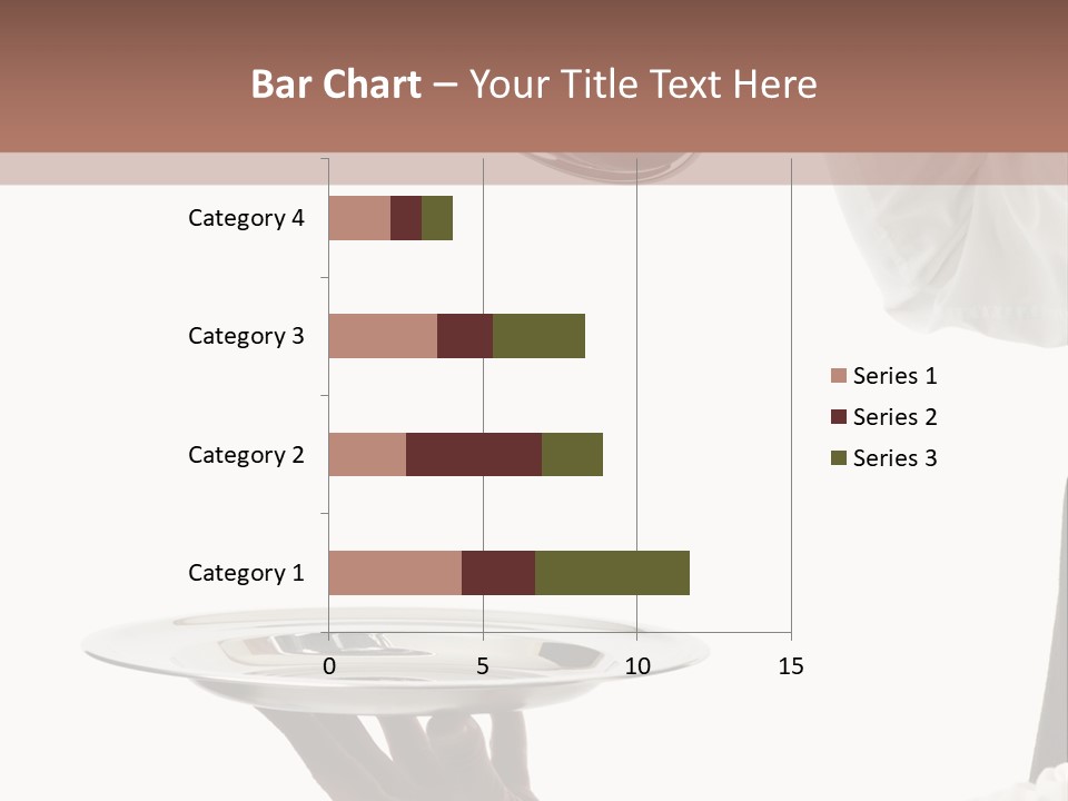 Handsome Serving Tray Cooking PowerPoint Template