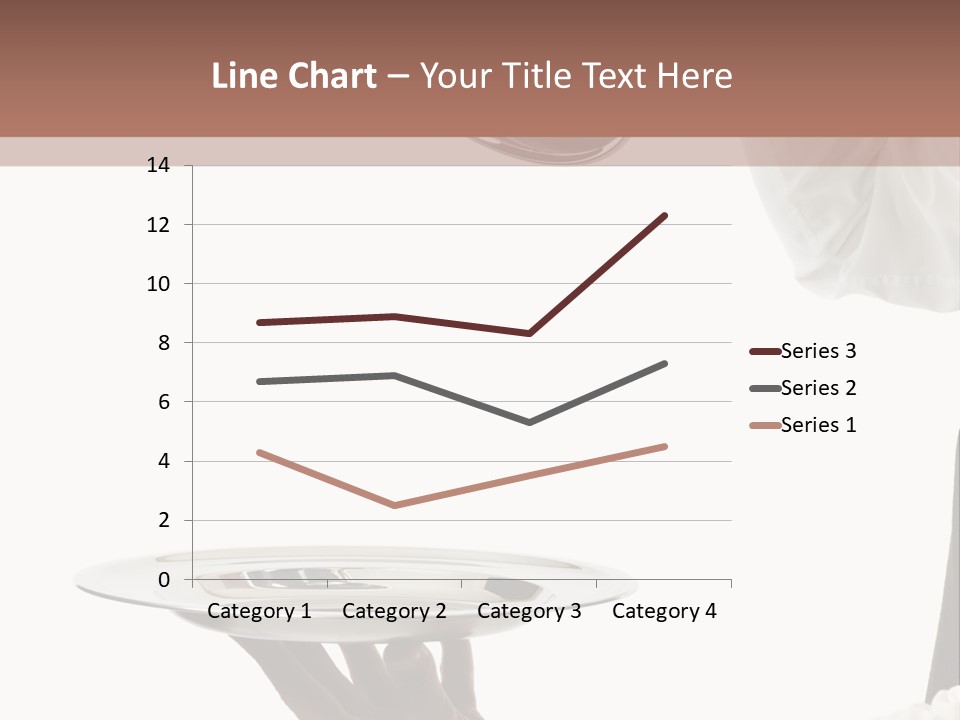 Handsome Serving Tray Cooking PowerPoint Template