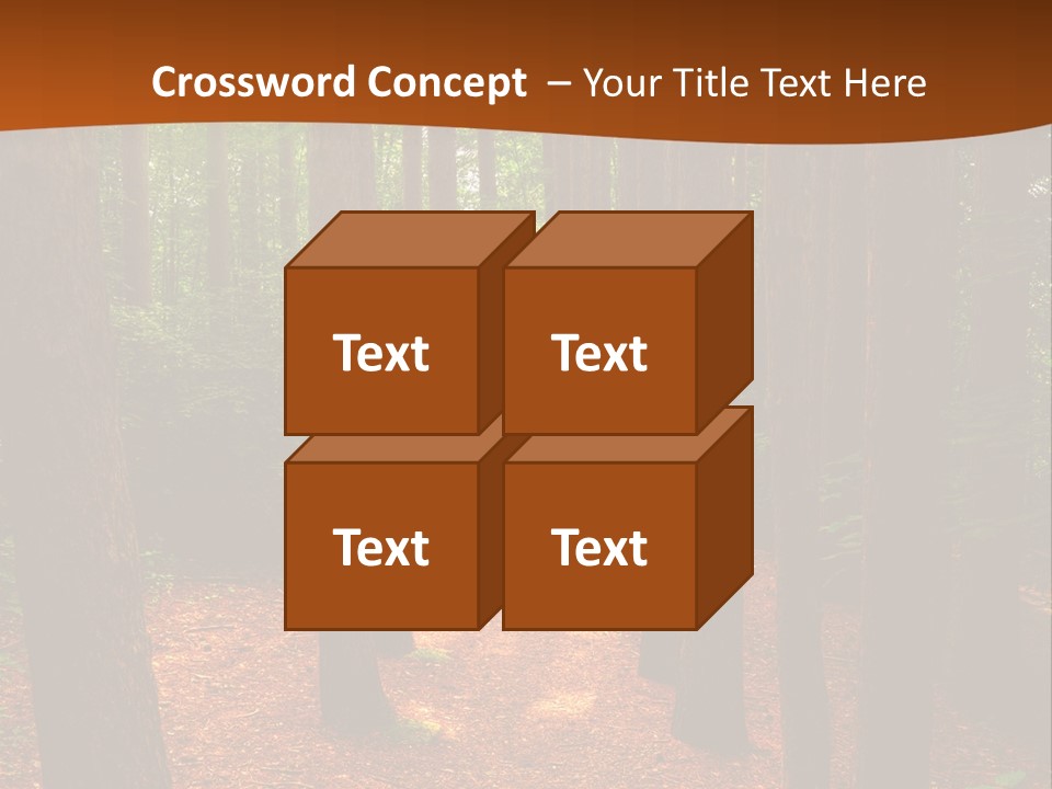 Bright Beautiful Forest PowerPoint Template