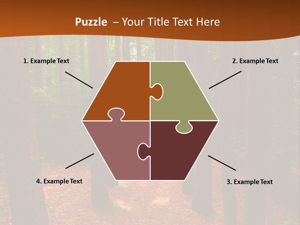 Bright Beautiful Forest PowerPoint Template