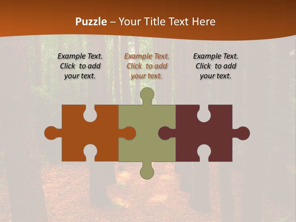 Bright Beautiful Forest PowerPoint Template