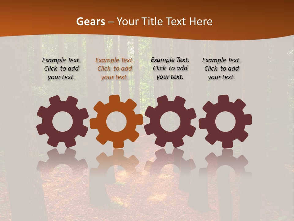 Bright Beautiful Forest PowerPoint Template