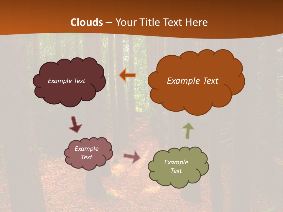 Bright Beautiful Forest PowerPoint Template