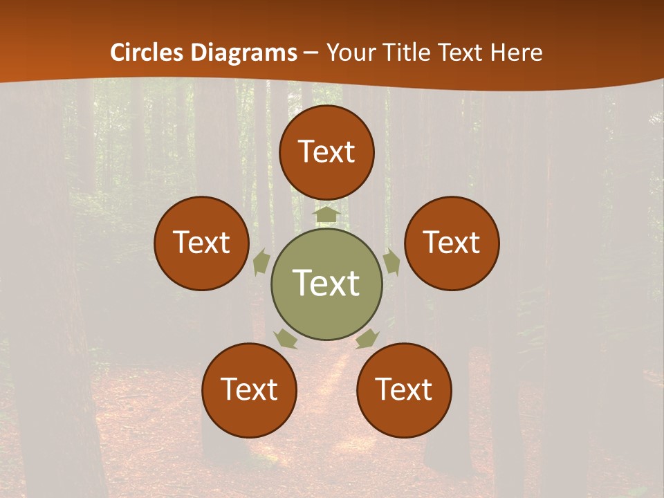 Bright Beautiful Forest PowerPoint Template