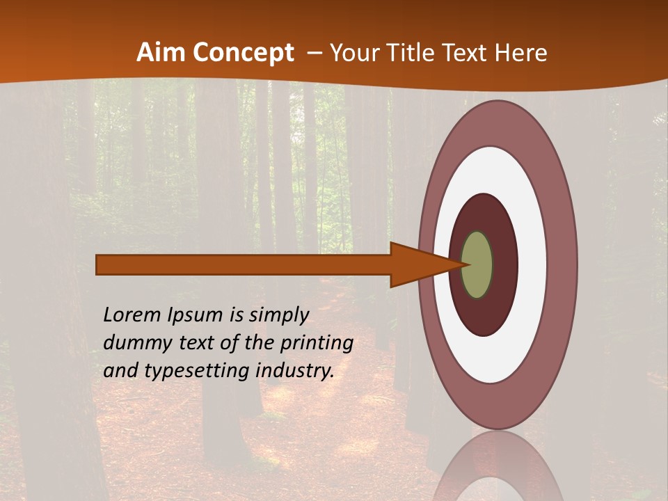 Bright Beautiful Forest PowerPoint Template