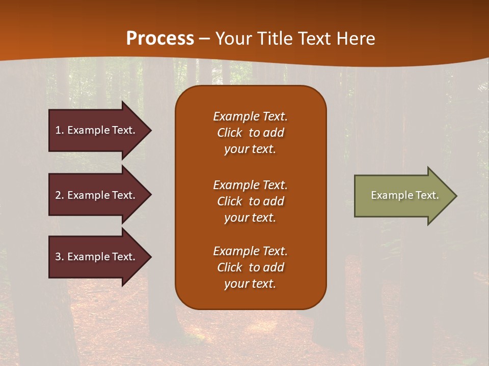 Bright Beautiful Forest PowerPoint Template