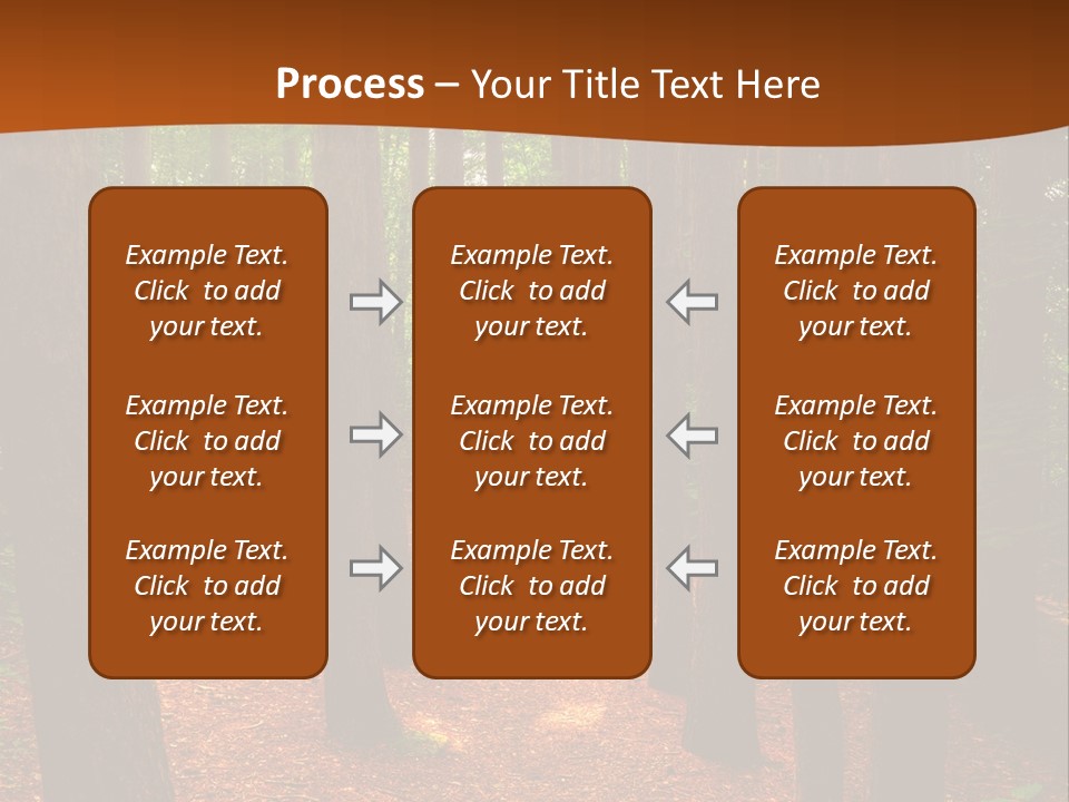 Bright Beautiful Forest PowerPoint Template