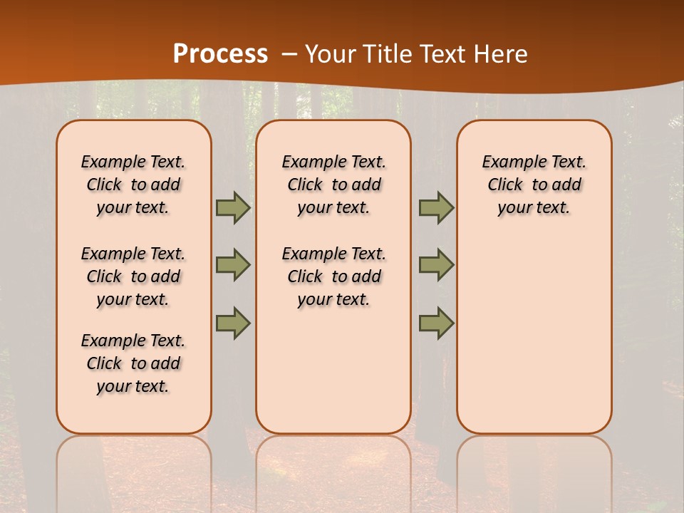 Bright Beautiful Forest PowerPoint Template