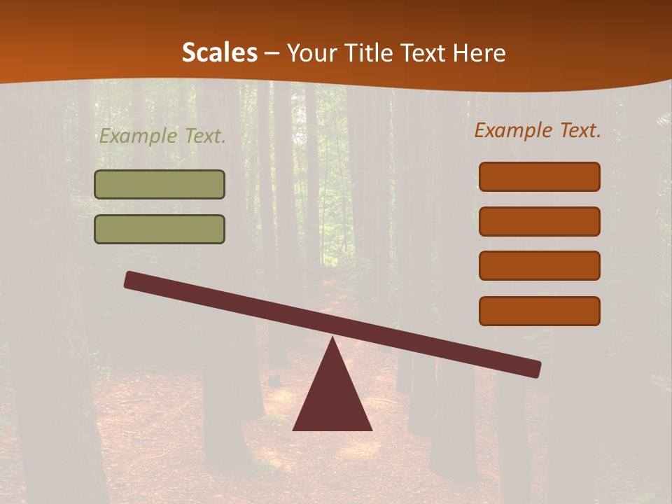 Bright Beautiful Forest PowerPoint Template