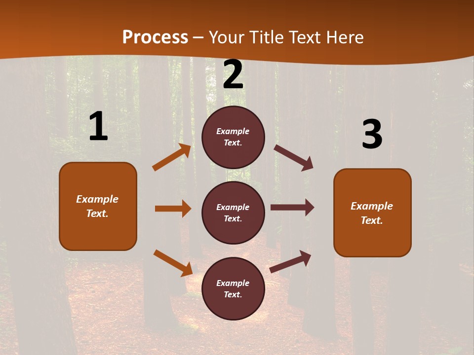 Bright Beautiful Forest PowerPoint Template
