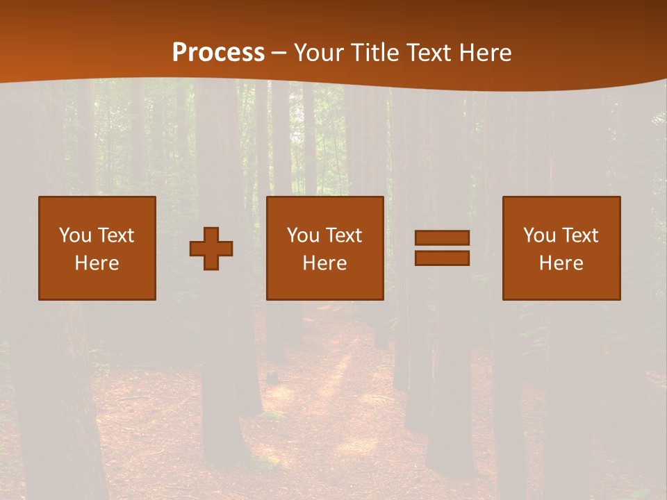 Bright Beautiful Forest PowerPoint Template