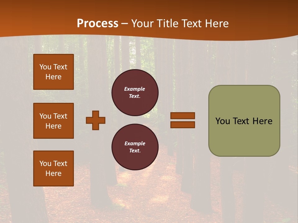 Bright Beautiful Forest PowerPoint Template
