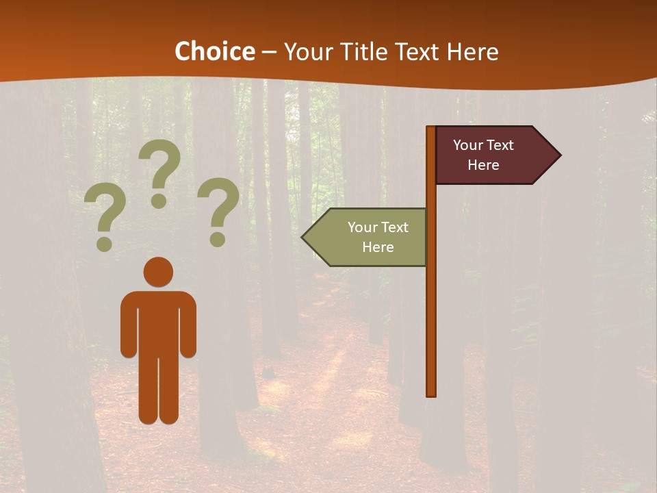 Bright Beautiful Forest PowerPoint Template