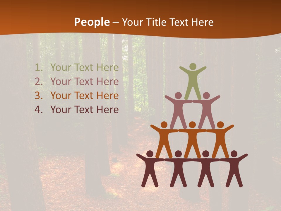 Bright Beautiful Forest PowerPoint Template