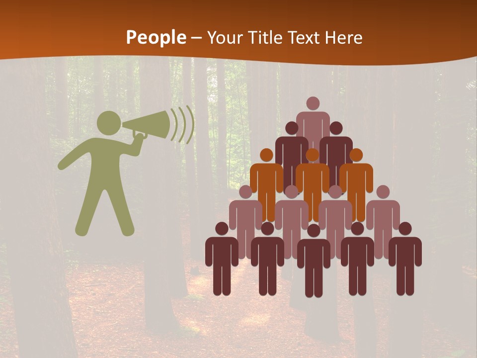 Bright Beautiful Forest PowerPoint Template