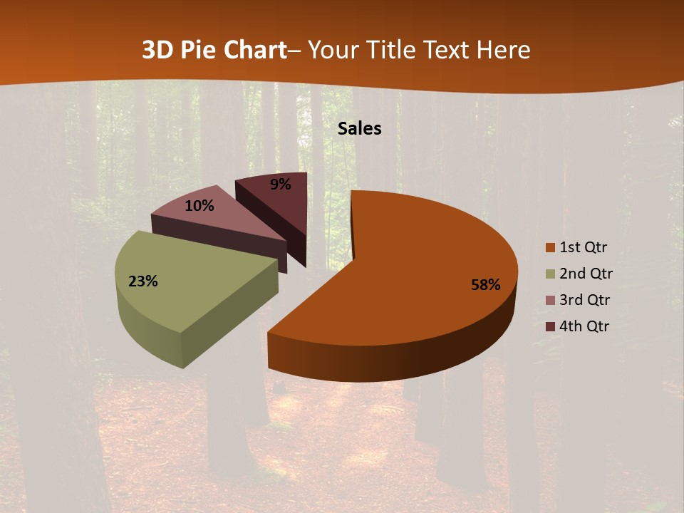 Bright Beautiful Forest PowerPoint Template