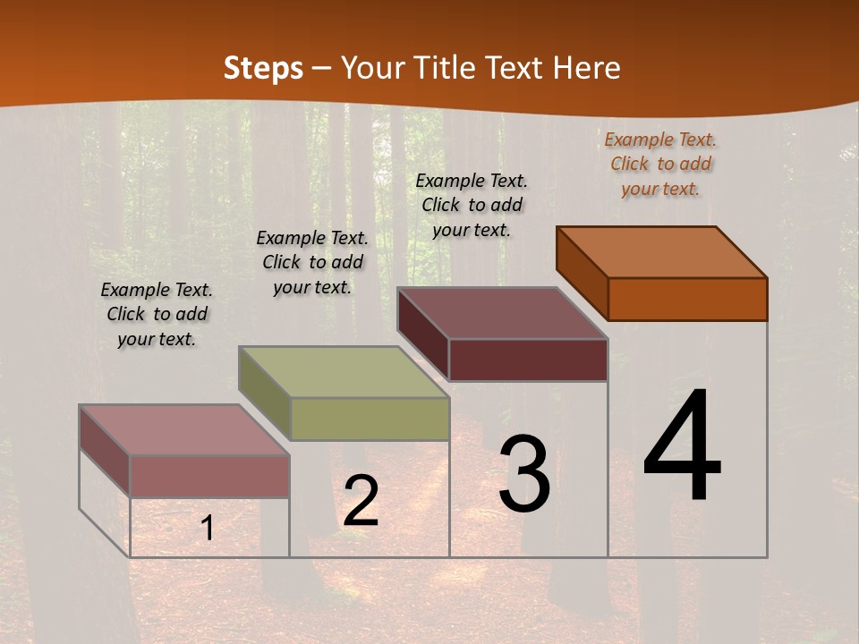 Bright Beautiful Forest PowerPoint Template