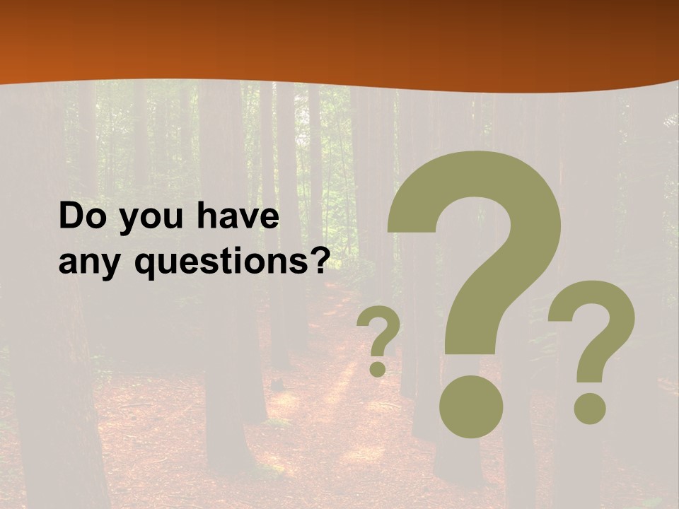 Bright Beautiful Forest PowerPoint Template