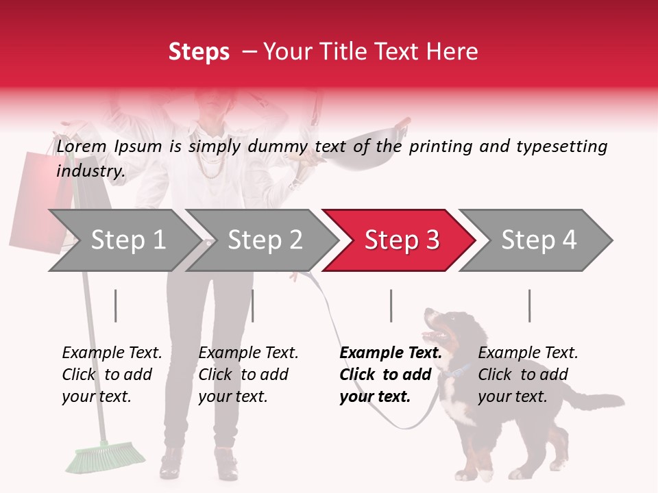 Occupation One Person Caucasian PowerPoint Template