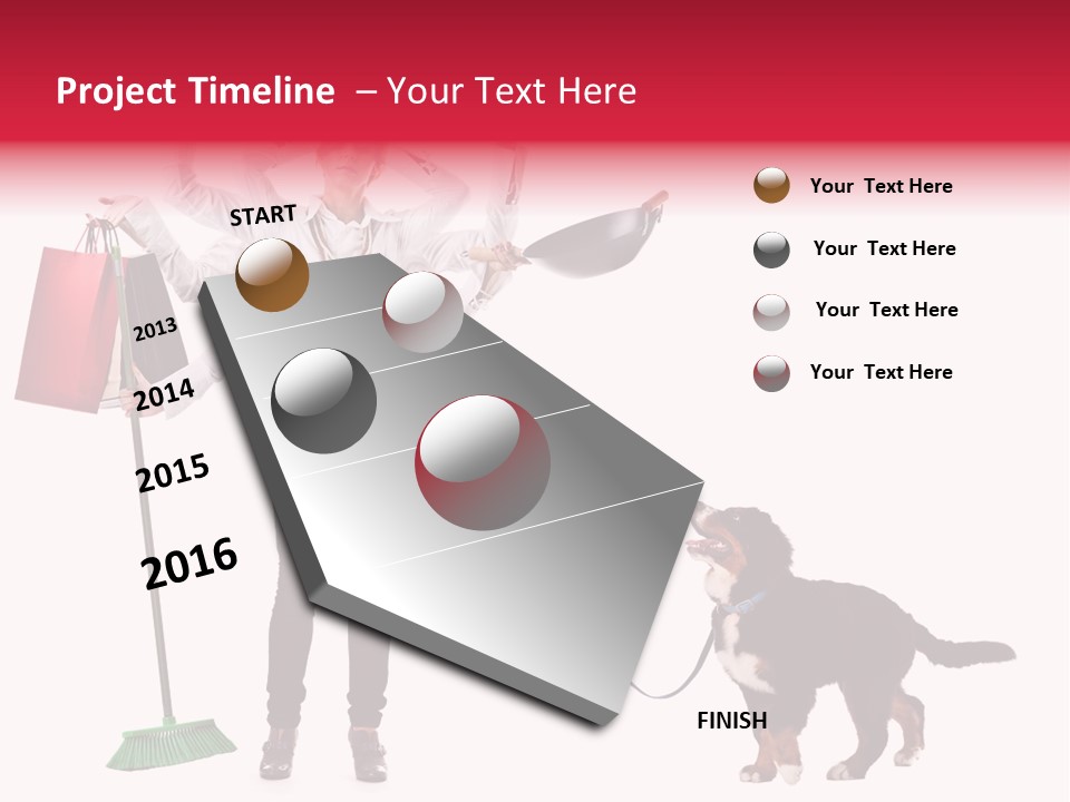 Occupation One Person Caucasian PowerPoint Template