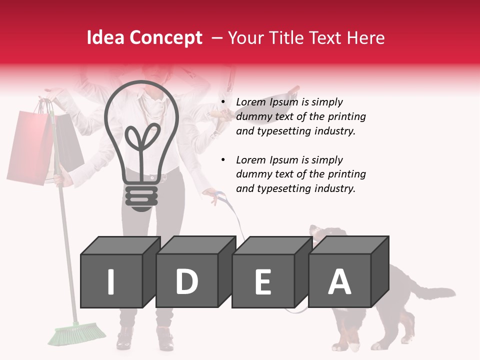 Occupation One Person Caucasian PowerPoint Template