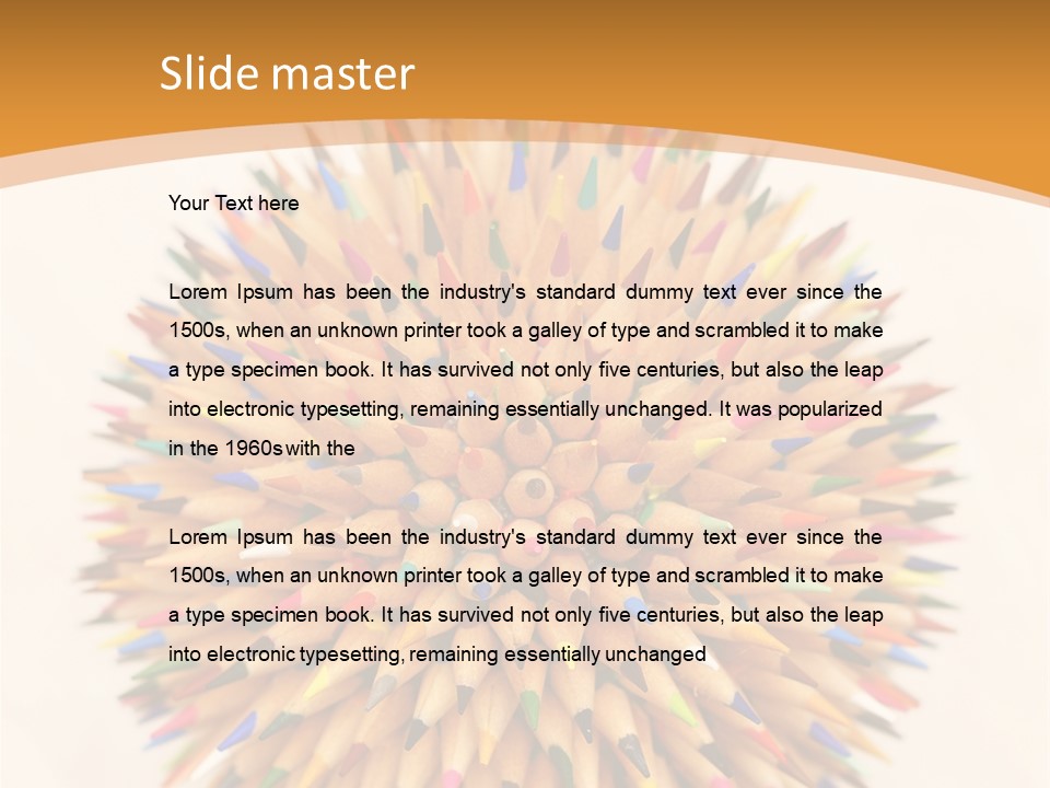 Paint Vertical Erase PowerPoint Template