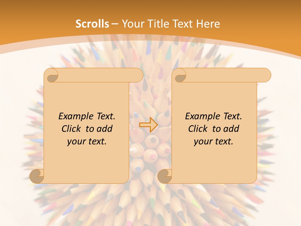 Paint Vertical Erase PowerPoint Template