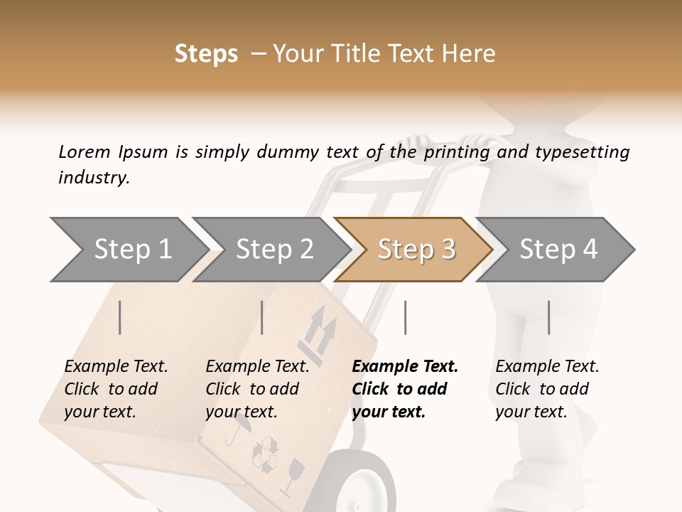 Heavy Shipment Package PowerPoint Template