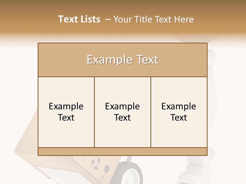 Heavy Shipment Package PowerPoint Template