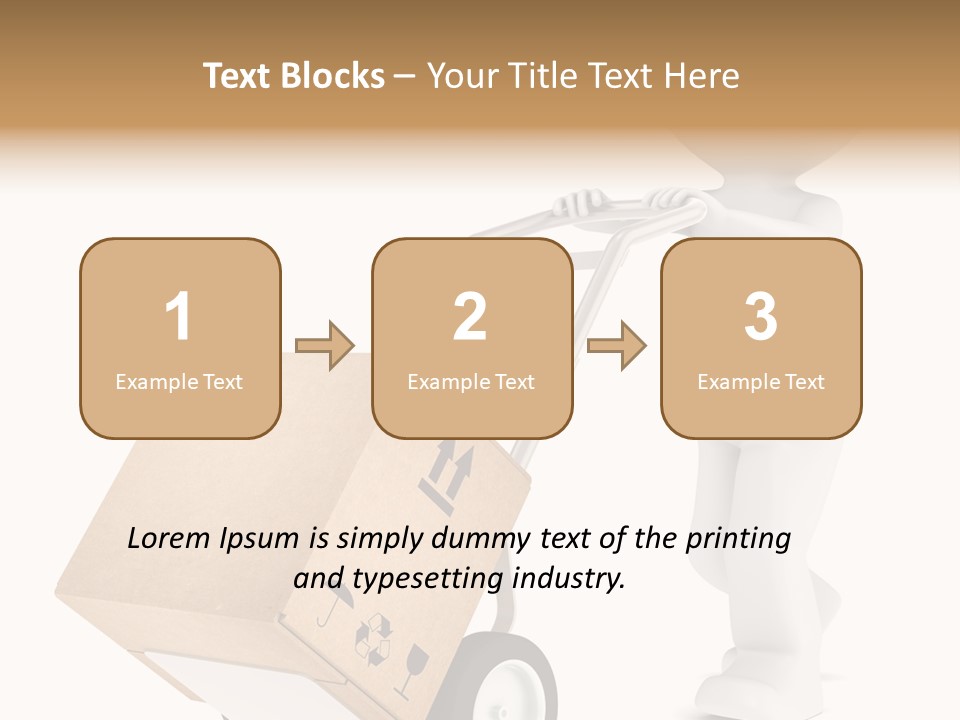 Heavy Shipment Package PowerPoint Template