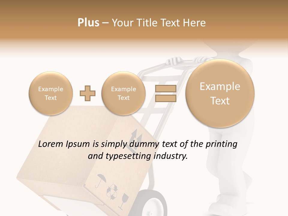 Heavy Shipment Package PowerPoint Template