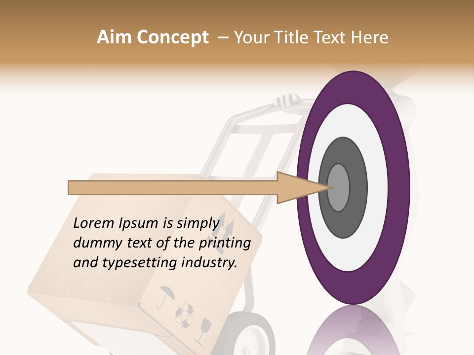 Heavy Shipment Package PowerPoint Template