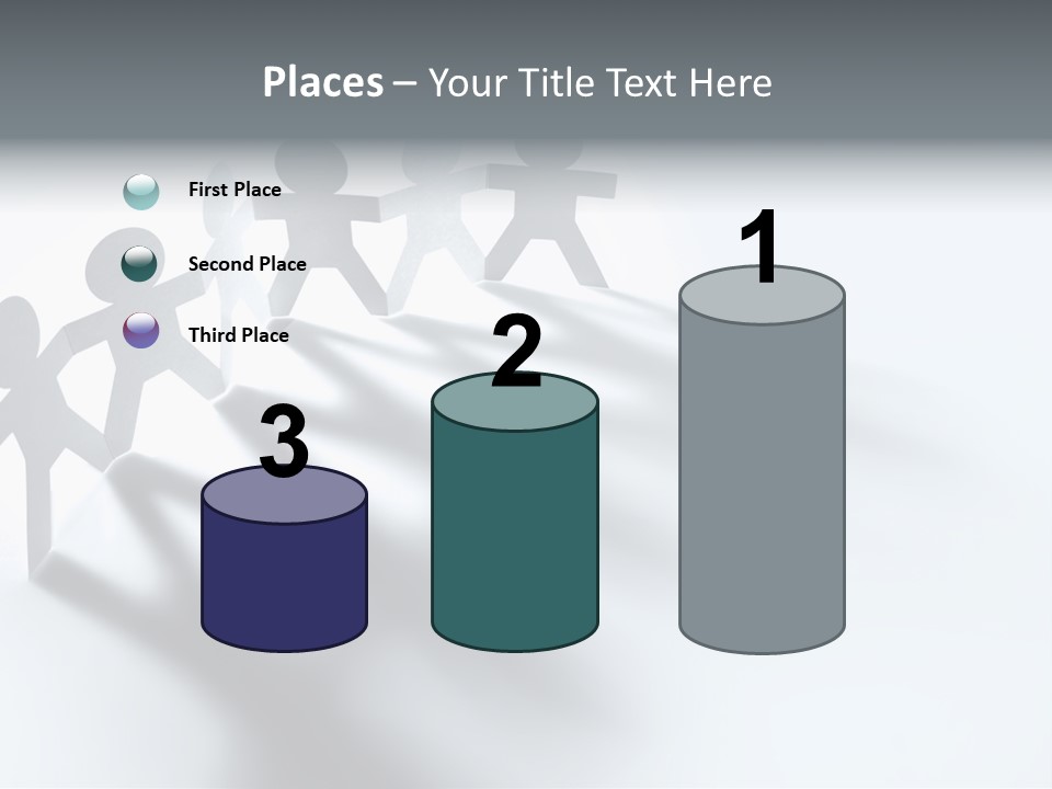 Companion Standing Friends PowerPoint Template