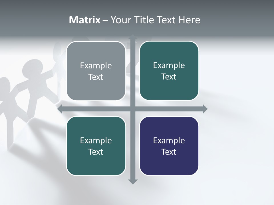 Companion Standing Friends PowerPoint Template